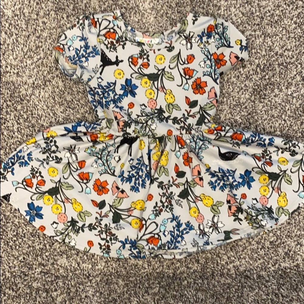 *SOLD*Dot dot smile classic cap dress 6/12 month